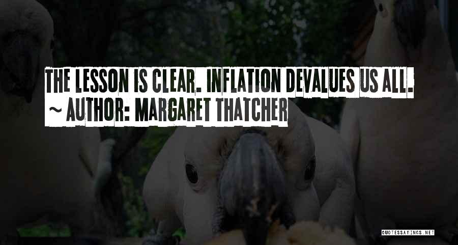 Inflation Quotes By Margaret Thatcher