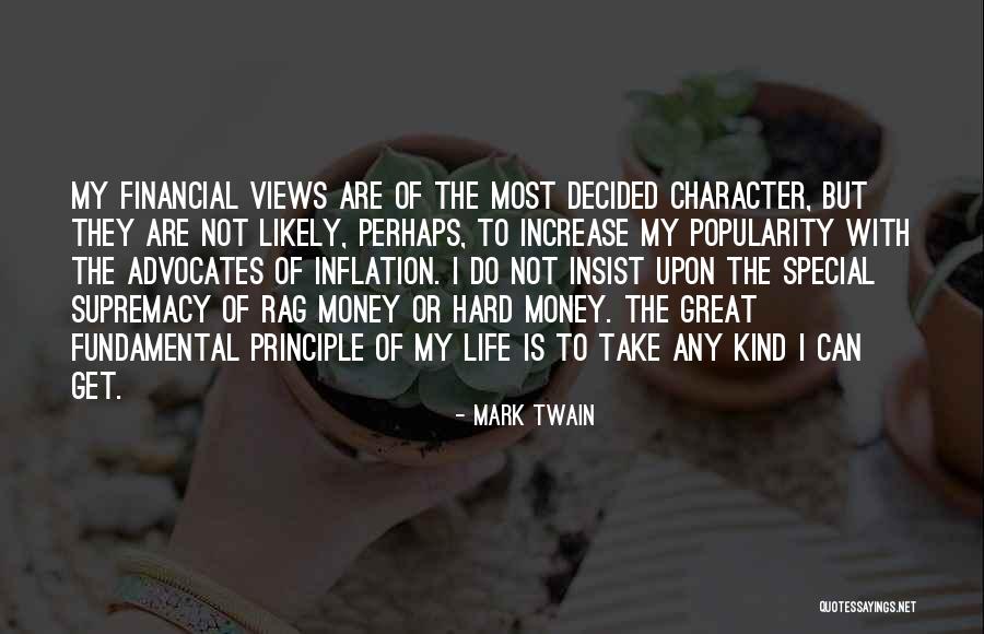 Inflation Quotes By Mark Twain