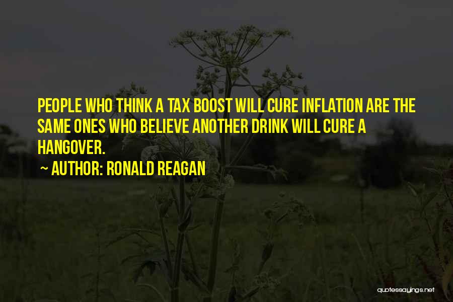 Inflation Quotes By Ronald Reagan