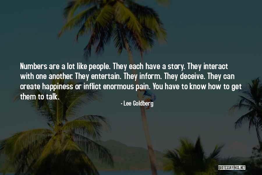 Inflict Pain Quotes By Lee Goldberg Inflict Pain Quotes By Lee Goldberg