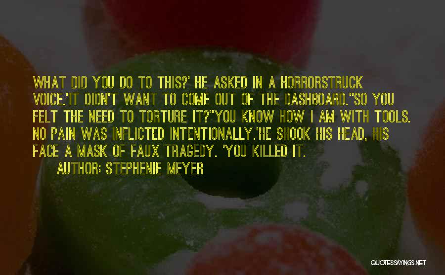 Inflicted Pain Quotes By Stephenie Meyer