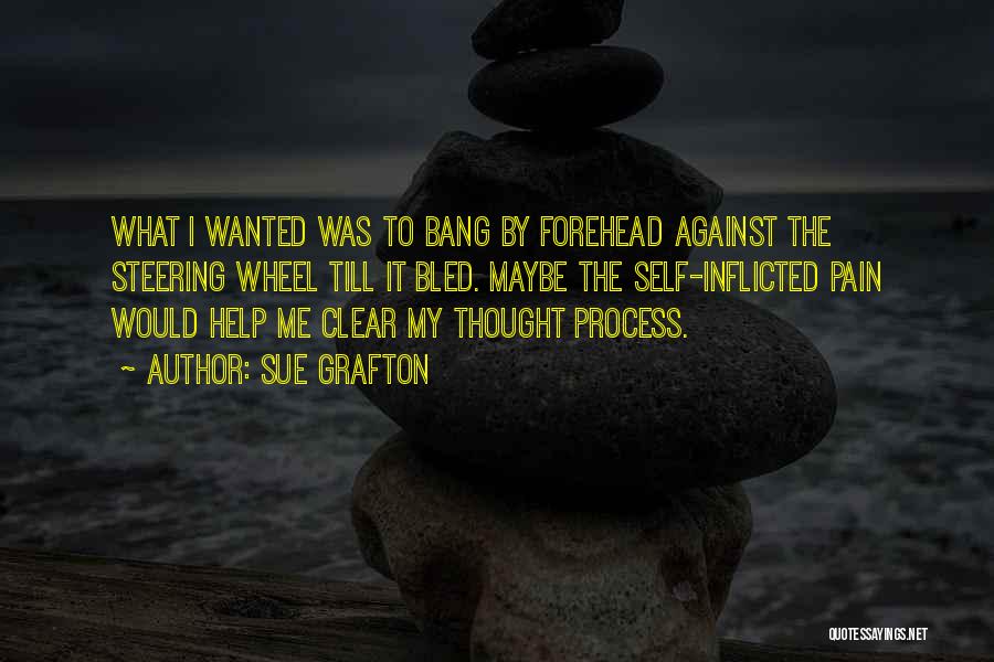 Inflicted Pain Quotes By Sue Grafton