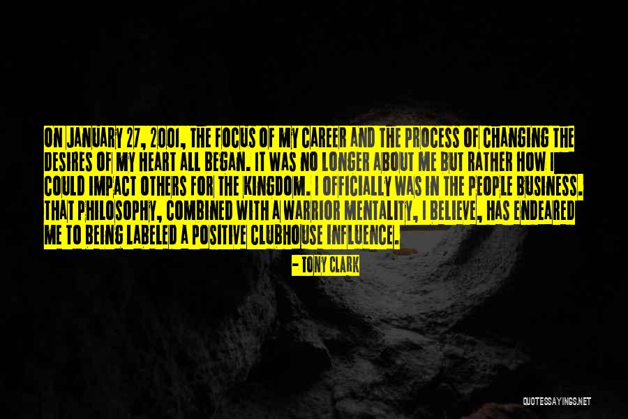 Influence In Business Quotes By Tony Clark Influence In Business Quotes By Tony Clark