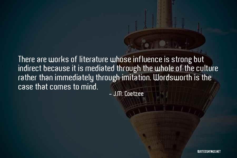 Influence Of Literature Quotes By J.M. Coetzee Influence Of Literature Quotes By J.M. Coetzee