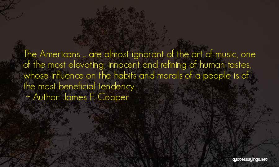 Influence Of Music Quotes By James F. Cooper