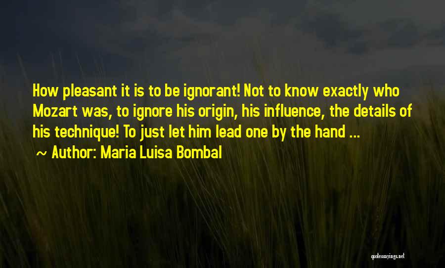 Influence Of Music Quotes By Maria Luisa Bombal