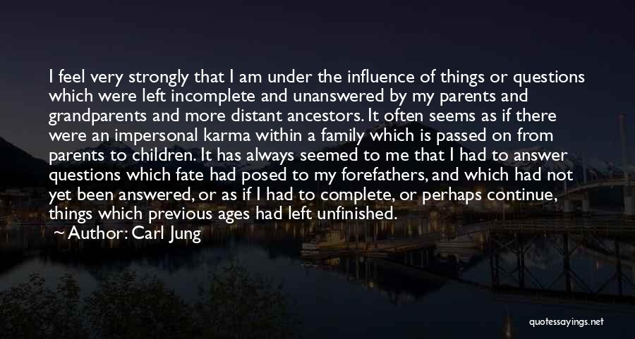 Influence Of Parents Quotes By Carl Jung