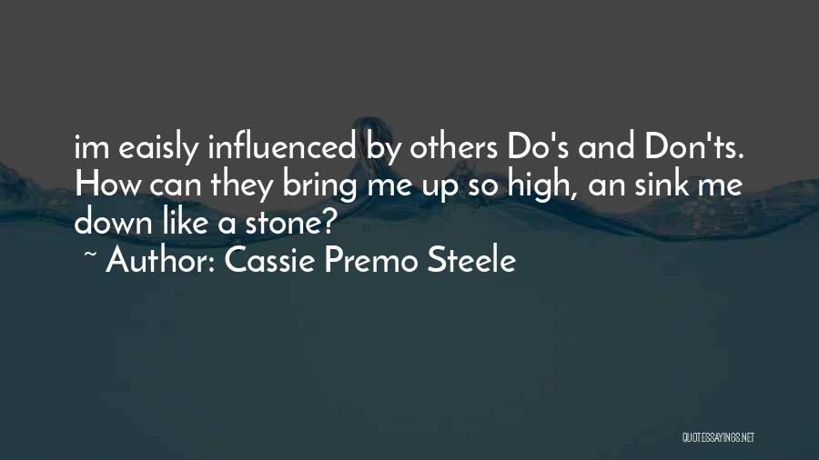 Influenced By Others Quotes By Cassie Premo Steele