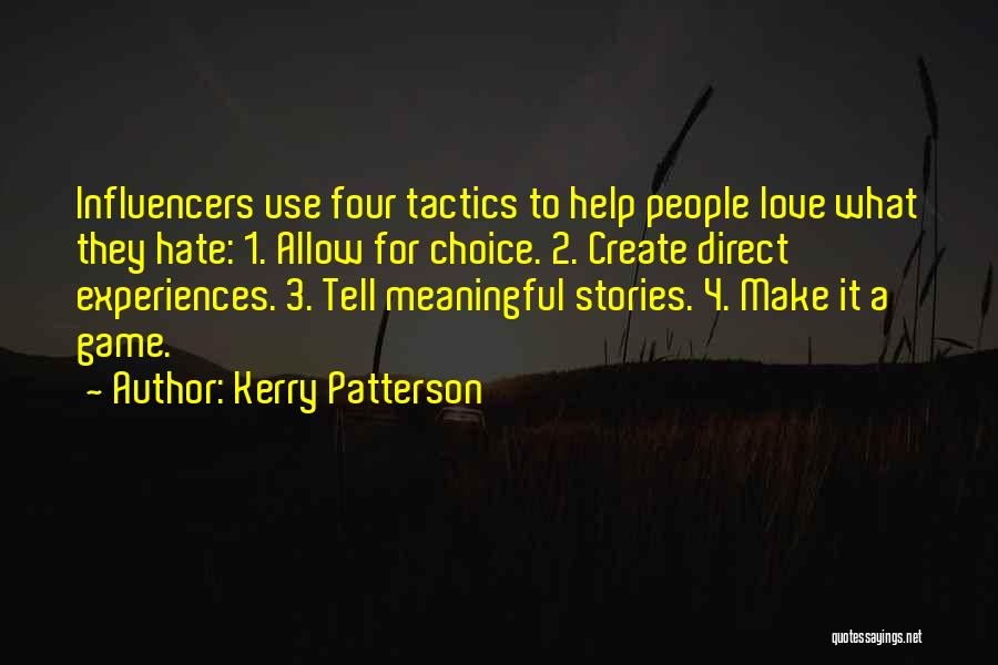 Influencers Quotes By Kerry Patterson
