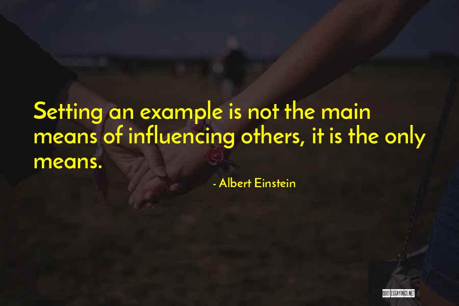 Influencing Quotes By Albert Einstein Influencing Quotes By Albert Einstein