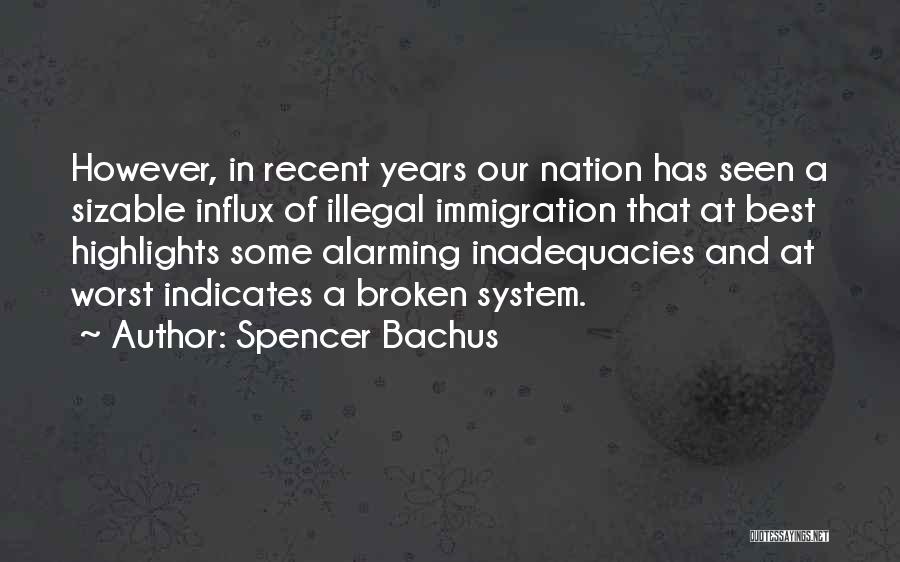 Influx Quotes By Spencer Bachus