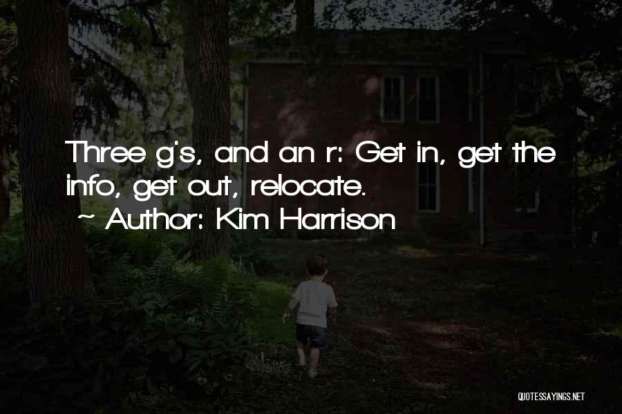 Info Quotes By Kim Harrison