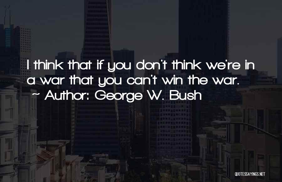 Infolge Duden Quotes By George W. Bush