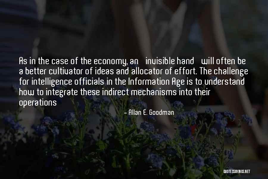 Information Age Quotes By Allan E. Goodman