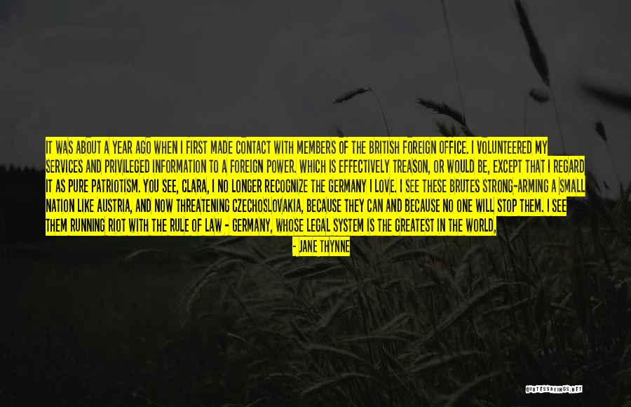 Information And Power Quotes By Jane Thynne Information And Power Quotes By Jane Thynne