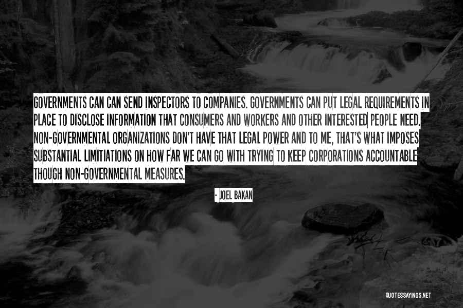 Information And Power Quotes By Joel Bakan Information And Power Quotes By Joel Bakan