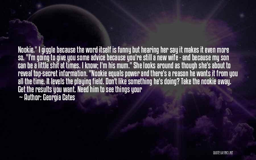 Information Is Power Quotes By Georgia Cates