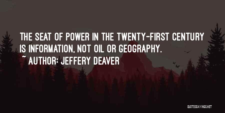 Information Is Power Quotes By Jeffery Deaver
