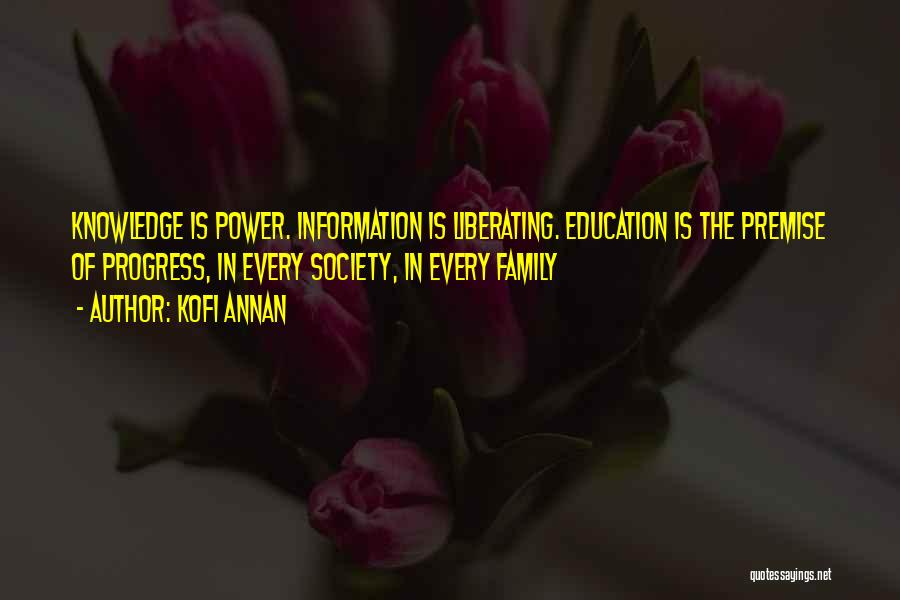 Information Is Power Quotes By Kofi Annan