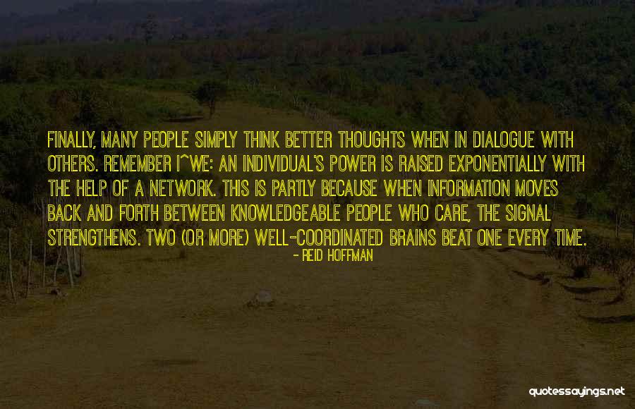 Information Is Power Quotes By Reid Hoffman