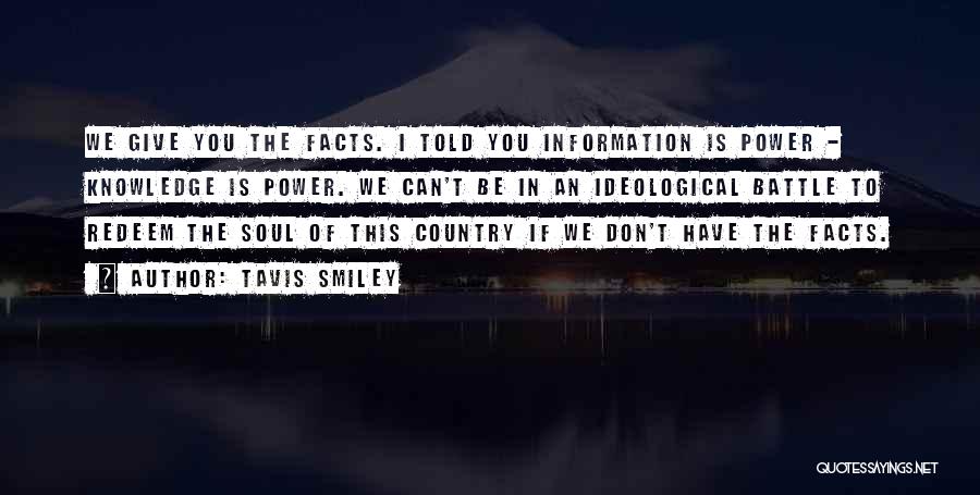 Information Is Power Quotes By Tavis Smiley