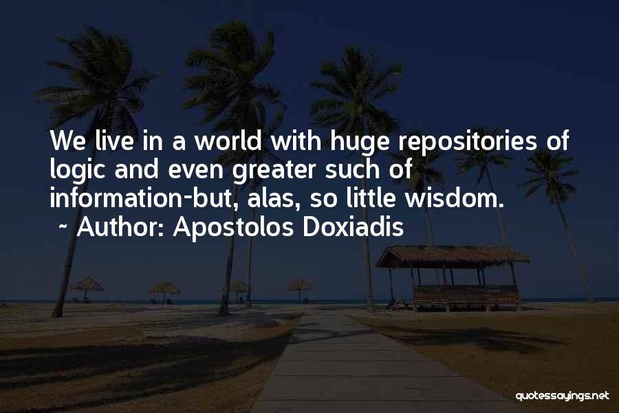 Information Science Quotes By Apostolos Doxiadis