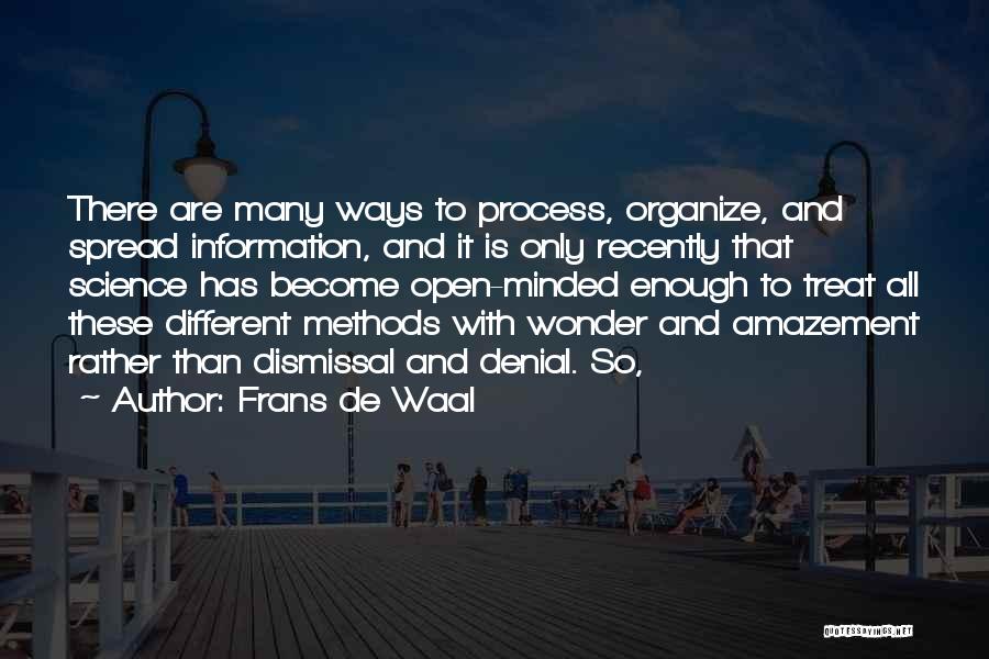 Information Science Quotes By Frans De Waal