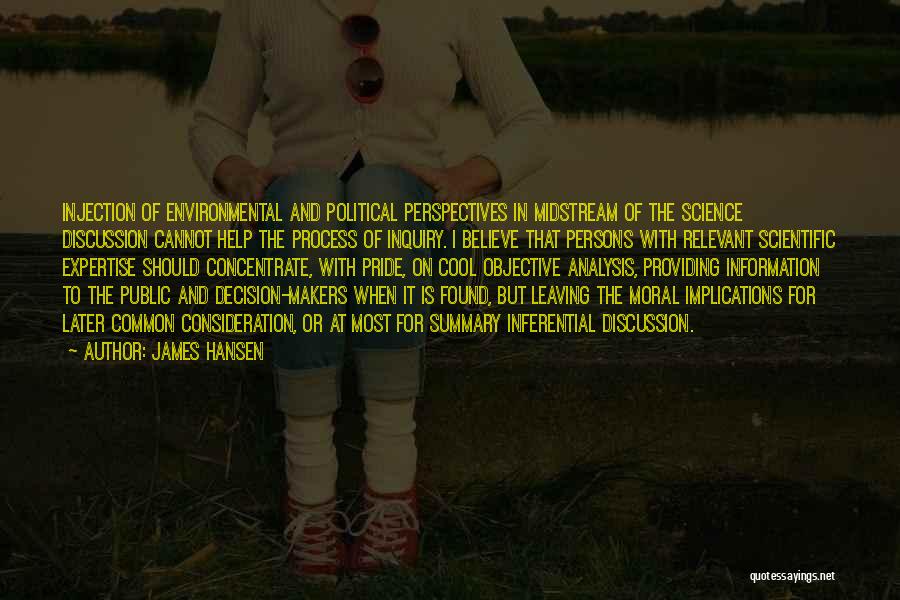 Information Science Quotes By James Hansen