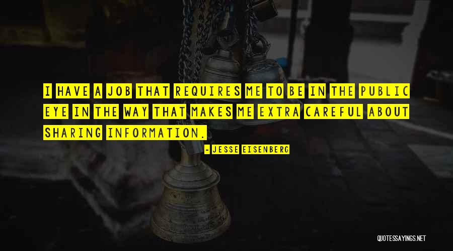 Information Sharing Quotes By Jesse Eisenberg Information Sharing Quotes By Jesse Eisenberg