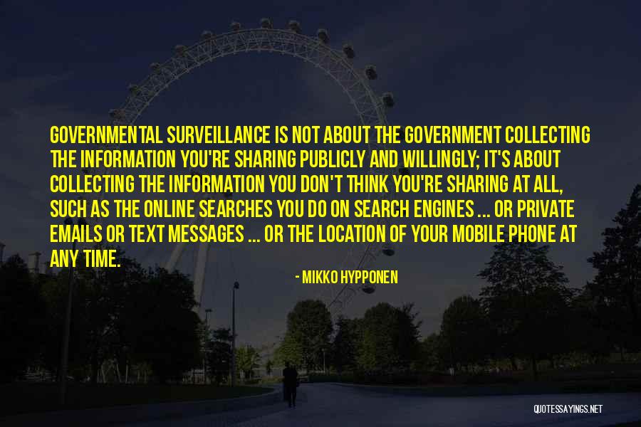 Information Sharing Quotes By Mikko Hypponen Information Sharing Quotes By Mikko Hypponen