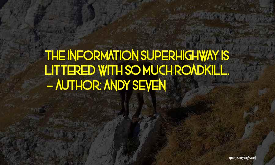 Information Superhighway Quotes By Andy Seven