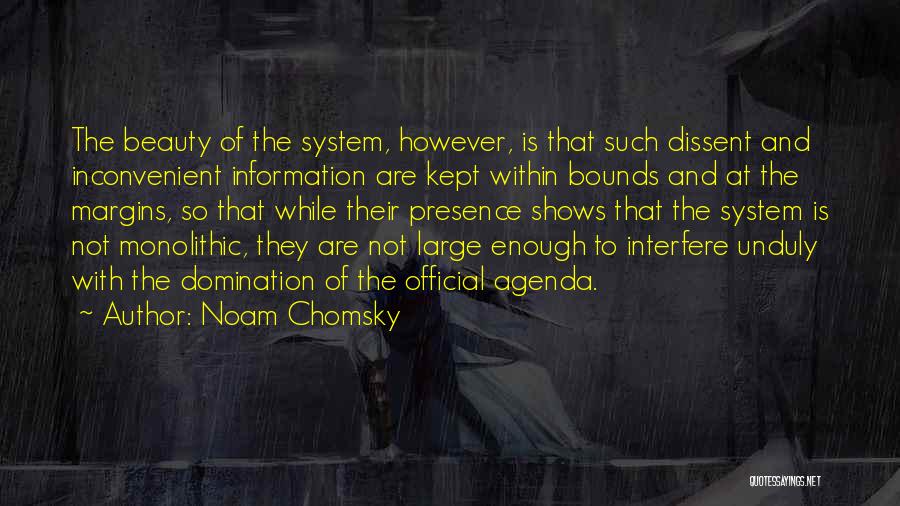 Information System Quotes By Noam Chomsky