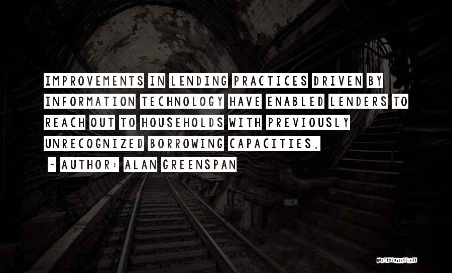 Information Technology Quotes By Alan Greenspan