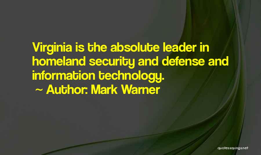 Information Technology Quotes By Mark Warner