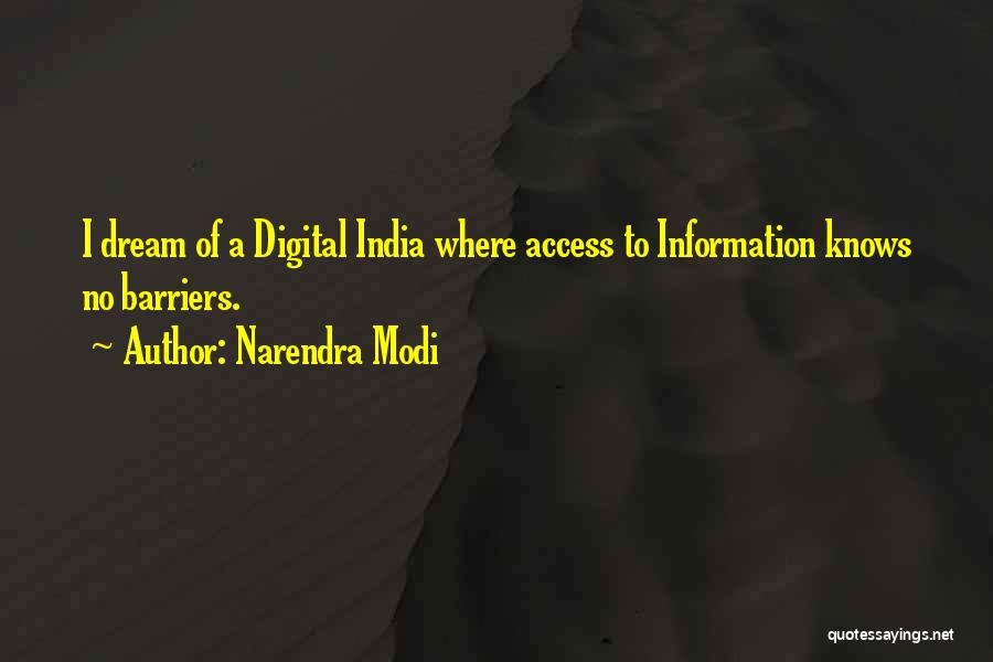 Information Technology Quotes By Narendra Modi