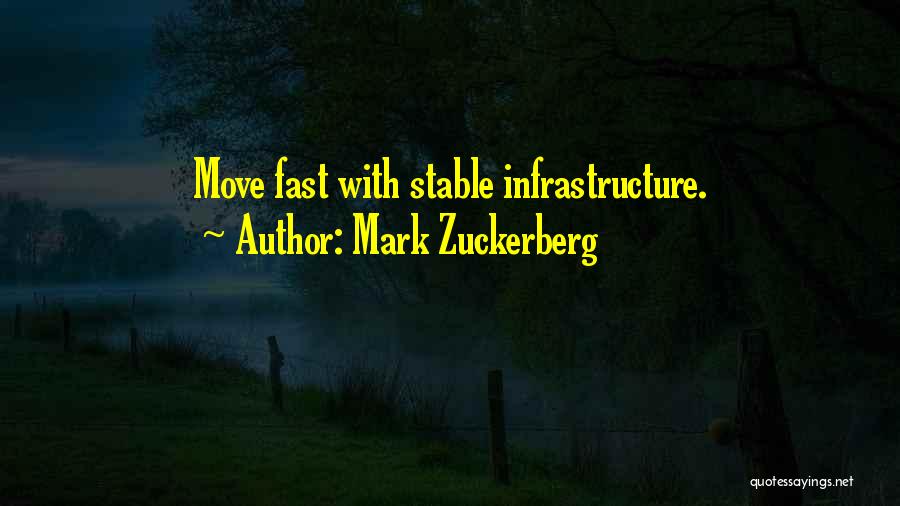 Infrastructure Quotes By Mark Zuckerberg