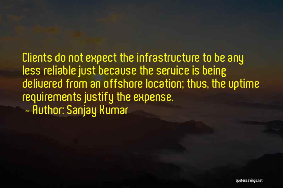 Infrastructure Quotes By Sanjay Kumar