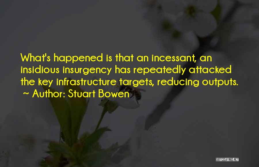 Infrastructure Quotes By Stuart Bowen