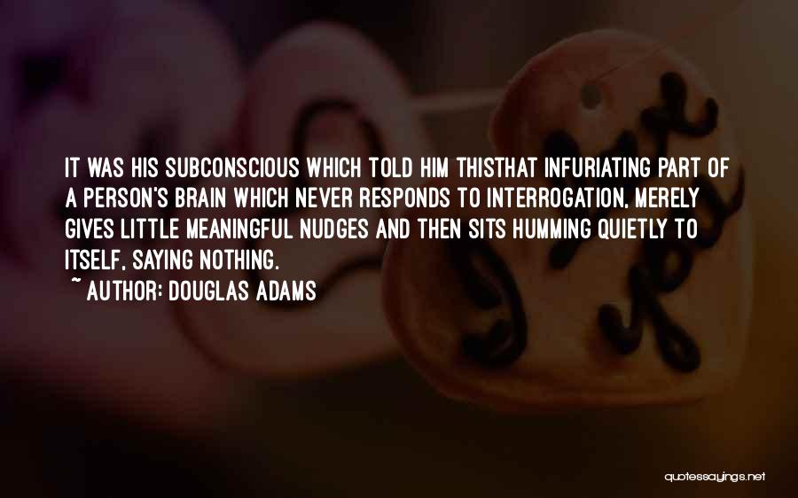 Infuriating Quotes By Douglas Adams