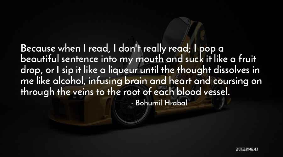 Infusing Alcohol Quotes By Bohumil Hrabal Infusing Alcohol Quotes By Bohumil Hrabal