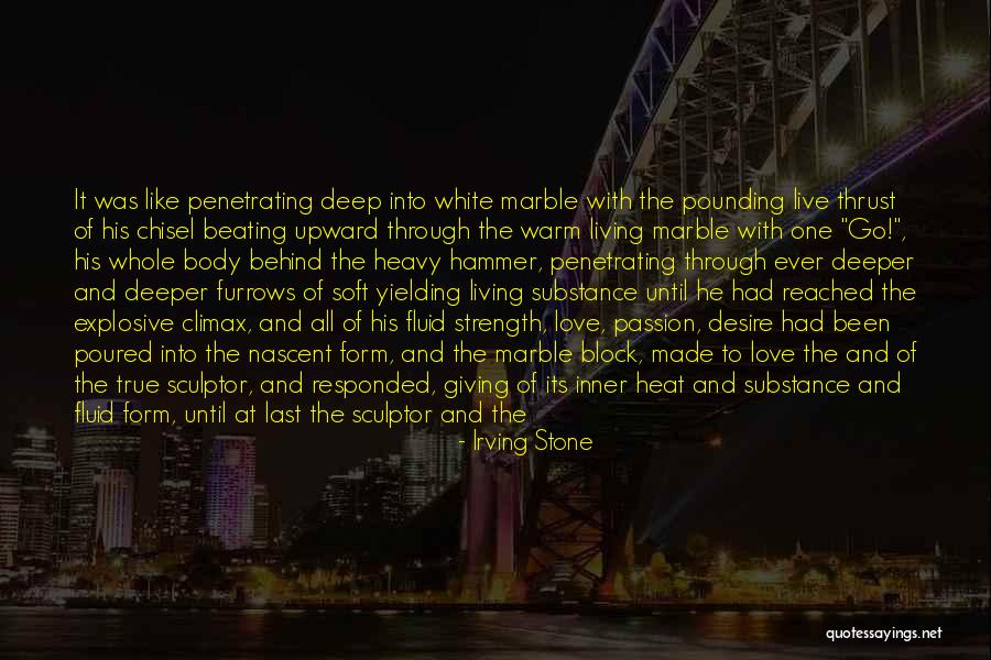 Infusing Quotes By Irving Stone Infusing Quotes By Irving Stone