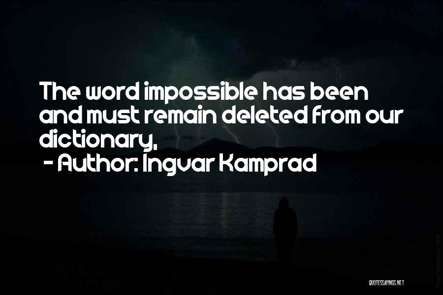 Ingvar Kamprad Quotes 1659059