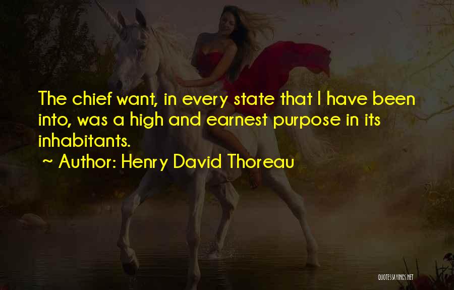 Inhabitants Quotes By Henry David Thoreau