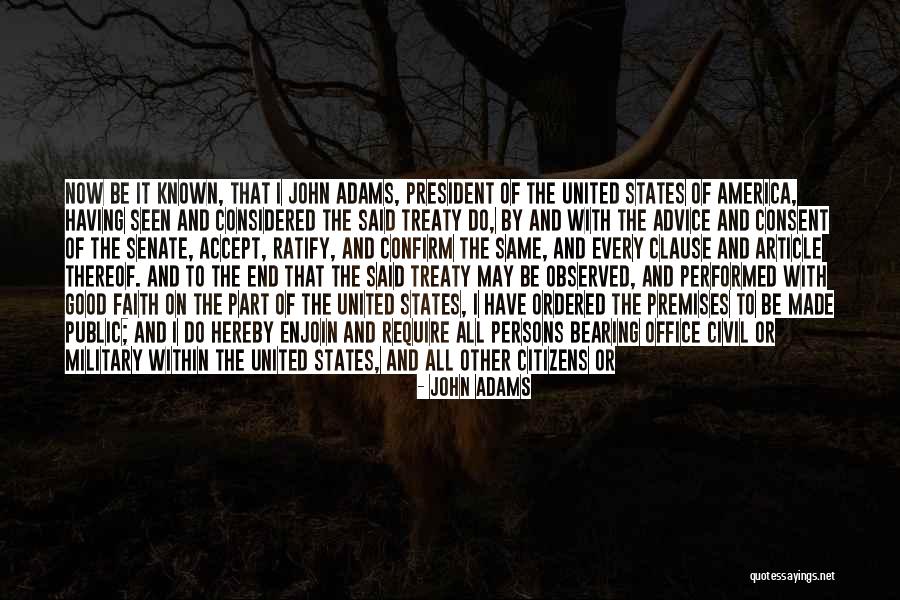 Inhabitants Quotes By John Adams