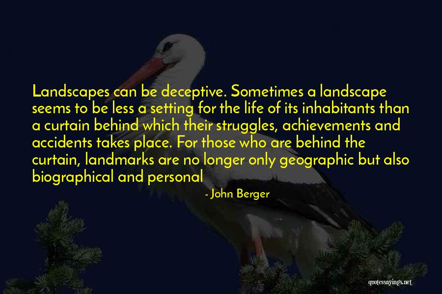 Inhabitants Quotes By John Berger