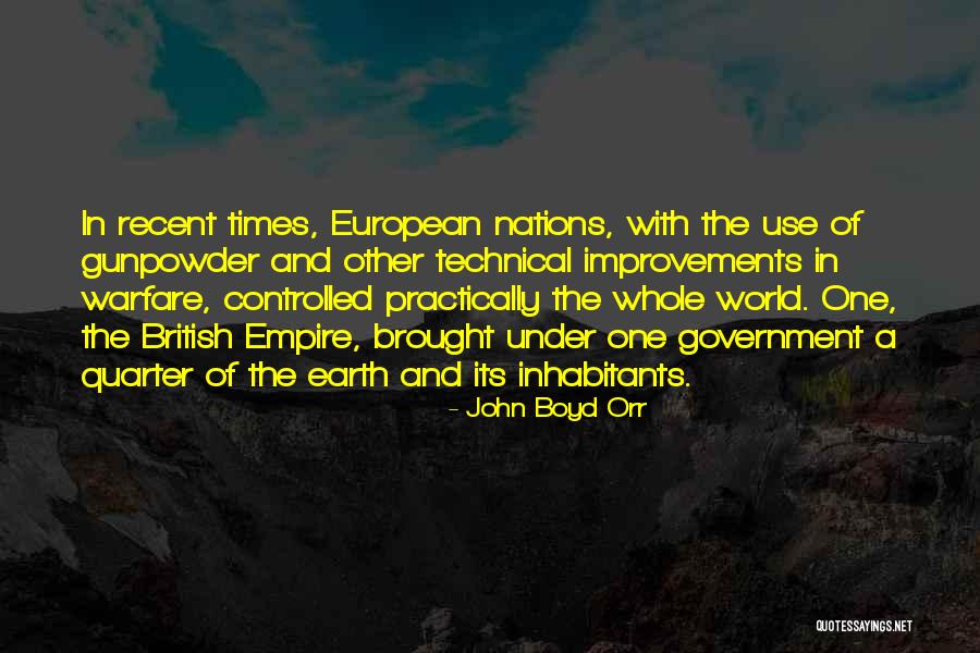 Inhabitants Quotes By John Boyd Orr Inhabitants Quotes By John Boyd Orr