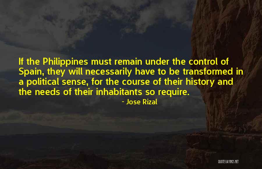 Inhabitants Quotes By Jose Rizal