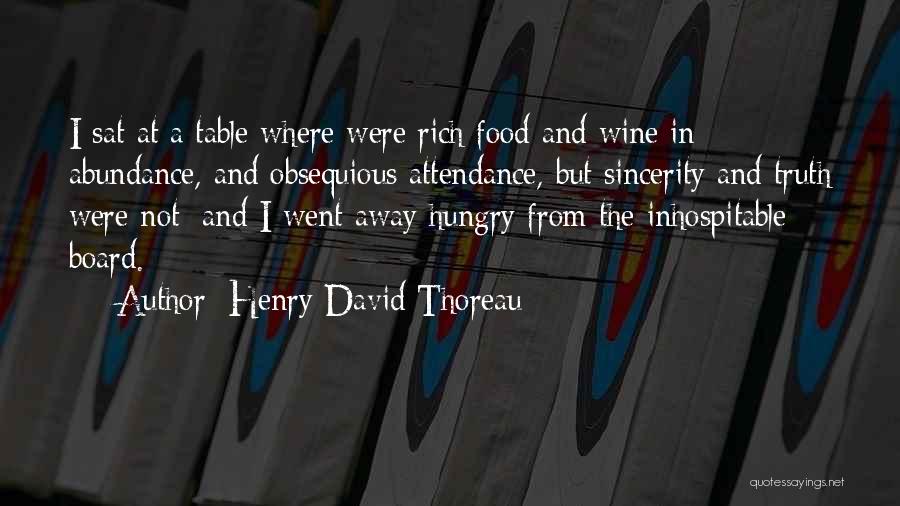 Inhospitable Quotes By Henry David Thoreau