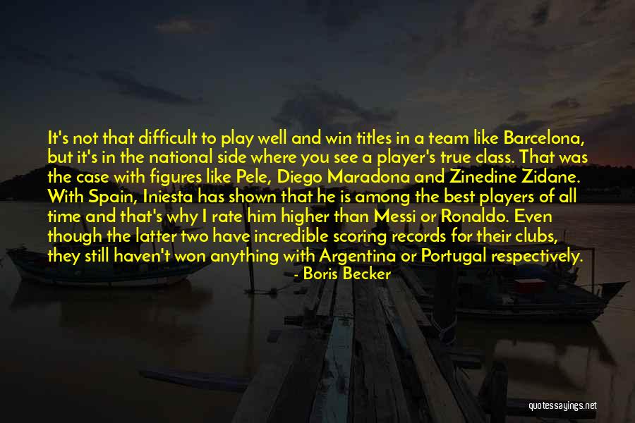 Iniesta Quotes By Boris Becker Iniesta Quotes By Boris Becker