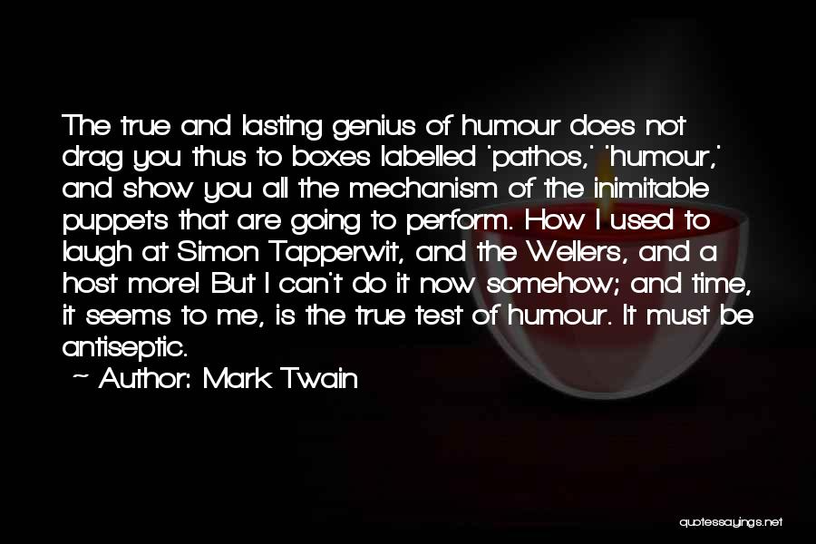 Inimitable Quotes By Mark Twain